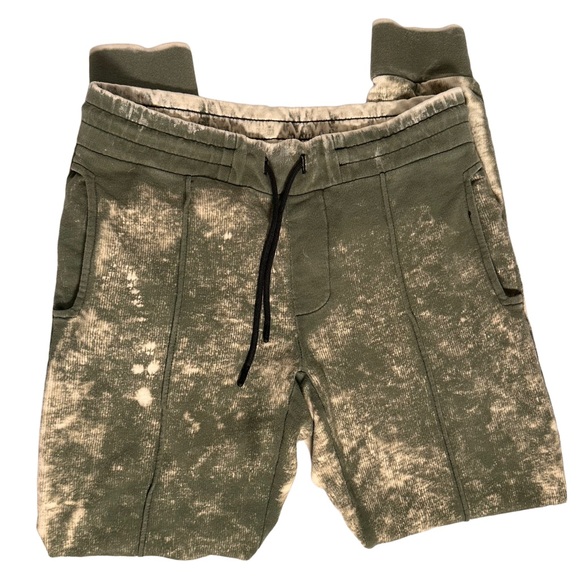 Cotton Citizen Olive Tie-Dye Joggers - Picture 2 of 7